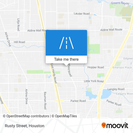 Rusty Street map