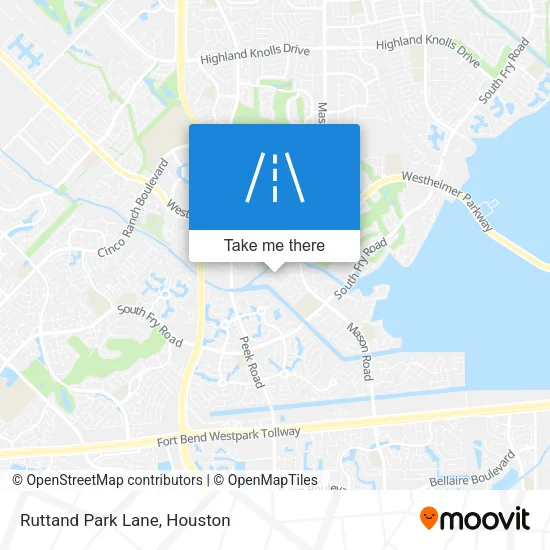 Ruttand Park Lane map