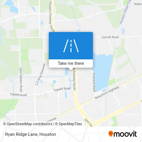 Ryan Ridge Lane map