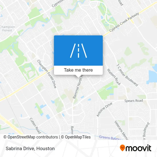 Sabrina Drive map