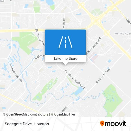 Sagegate Drive map