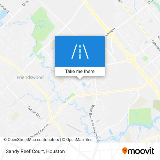 Sandy Reef Court map
