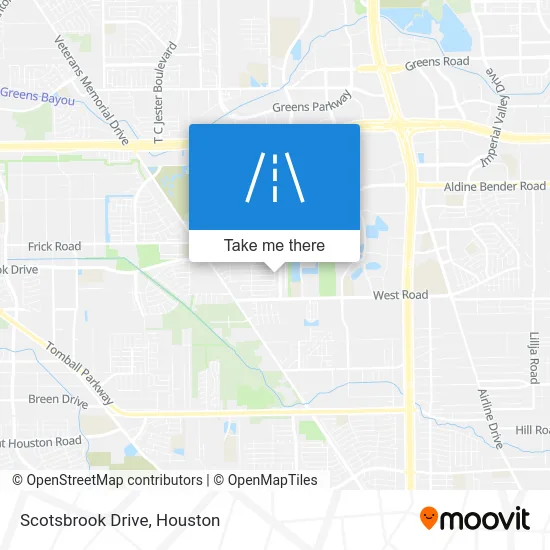 Scotsbrook Drive map