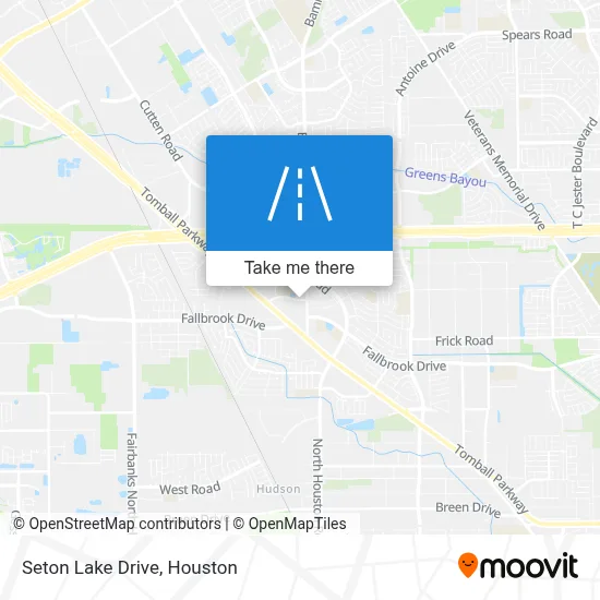 Seton Lake Drive map