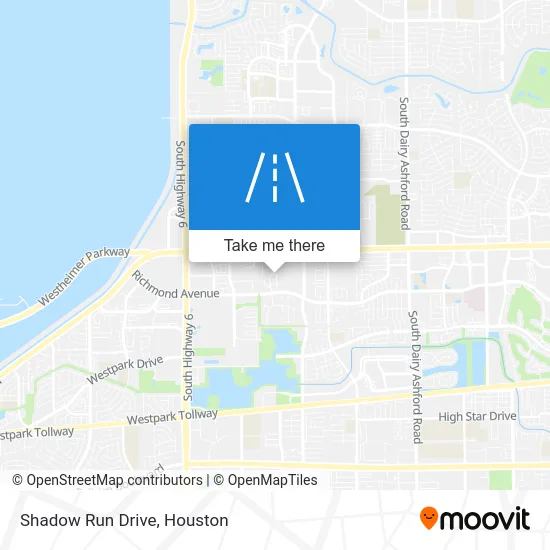 Shadow Run Drive map