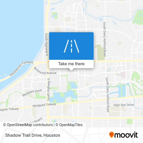 Shadow Trail Drive map