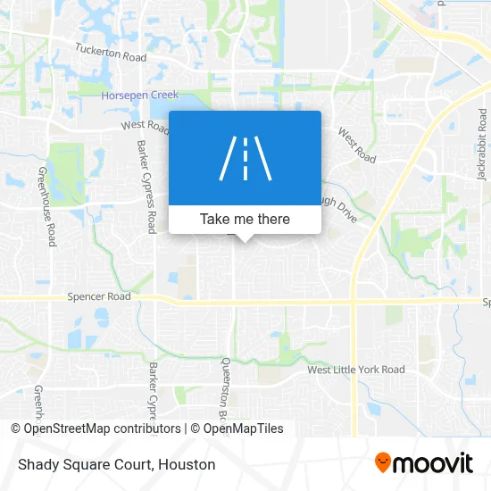 Shady Square Court map