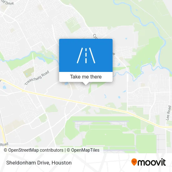 Sheldonham Drive map