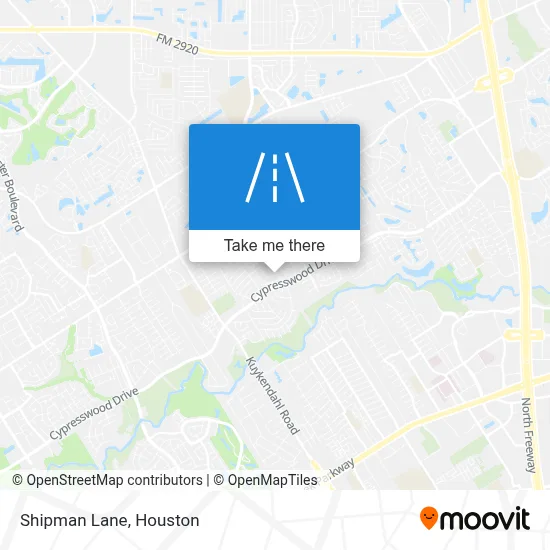 Shipman Lane map