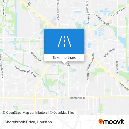 Shorebrook Drive map
