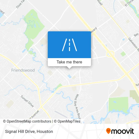 Signal Hill Drive map