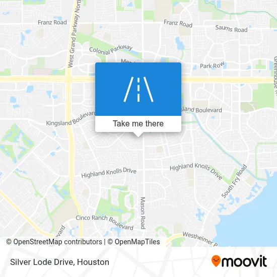 Silver Lode Drive map