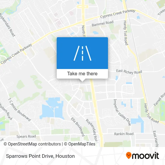 Sparrows Point Drive map