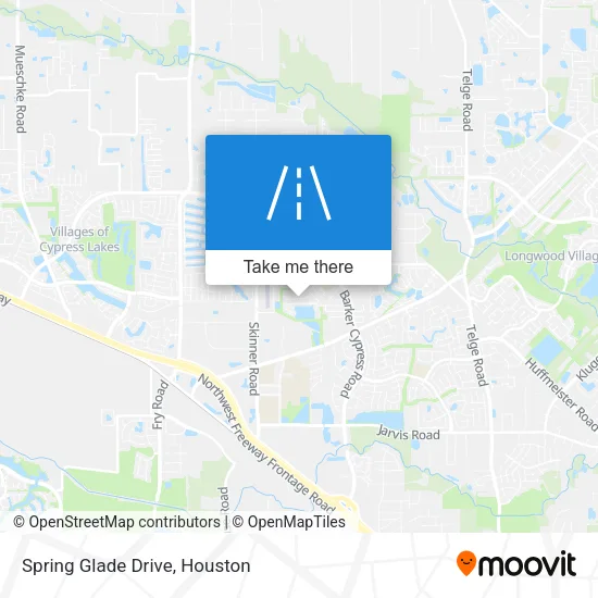 Spring Glade Drive map