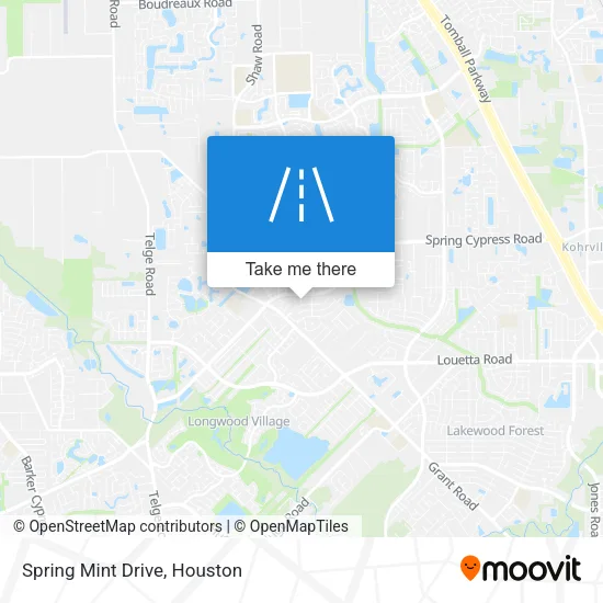 Spring Mint Drive map