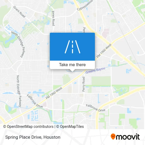 Spring Place Drive map