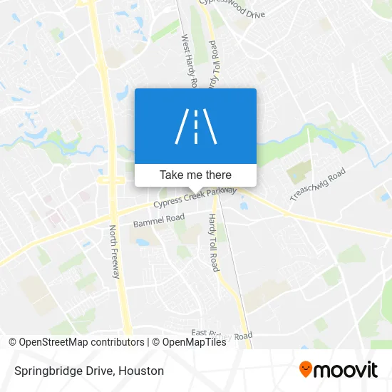 Springbridge Drive map