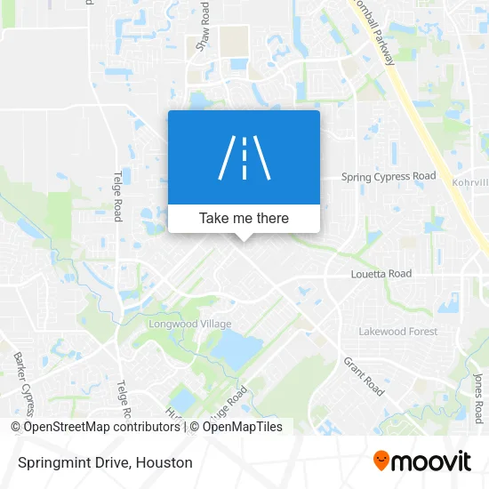 Springmint Drive map