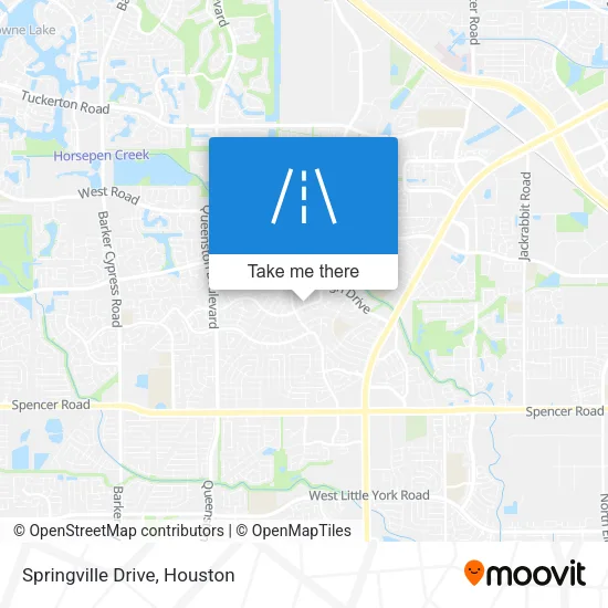 Springville Drive map