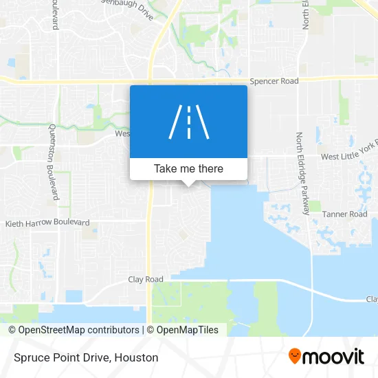 Spruce Point Drive map