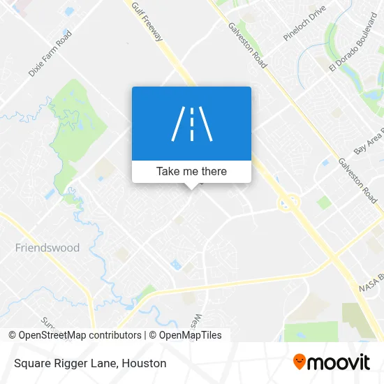 Square Rigger Lane map