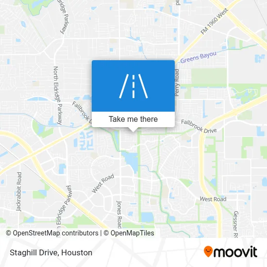 Staghill Drive map
