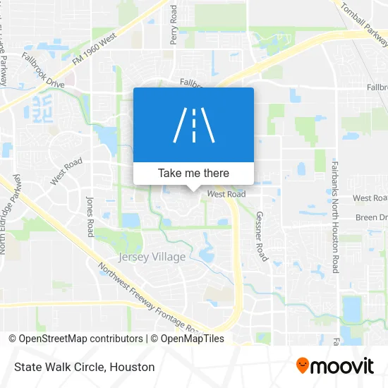 State Walk Circle map