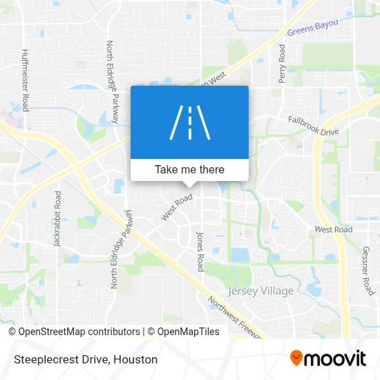 Steeplecrest Drive map