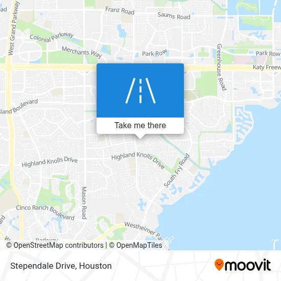 Stependale Drive map