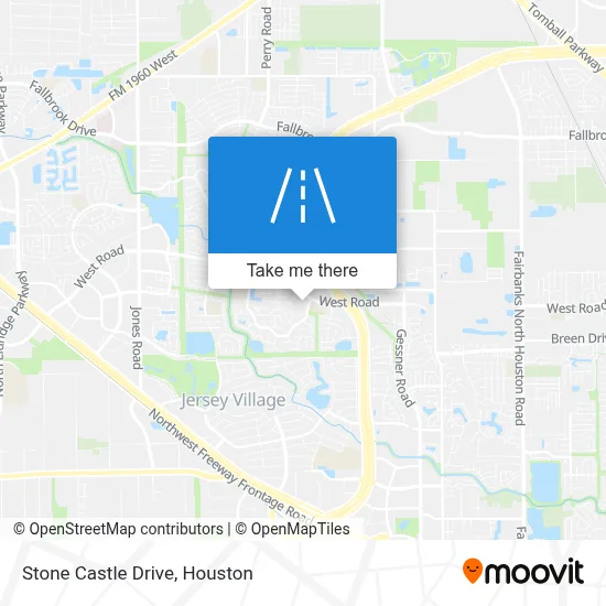 Stone Castle Drive map