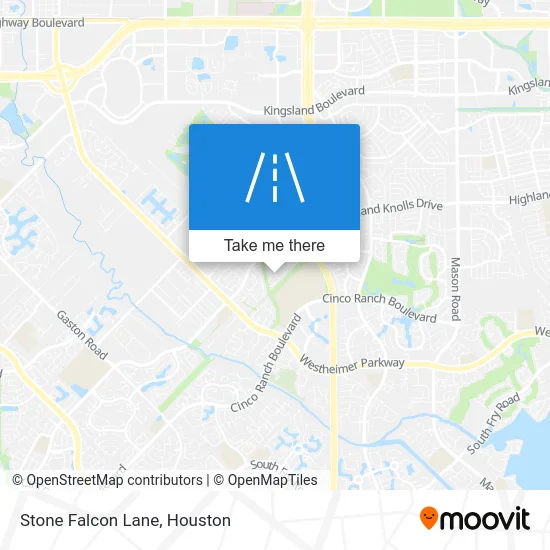 Stone Falcon Lane map