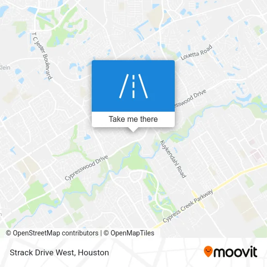 Strack Drive West map