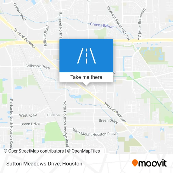 Sutton Meadows Drive map
