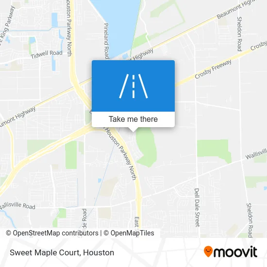 Sweet Maple Court map