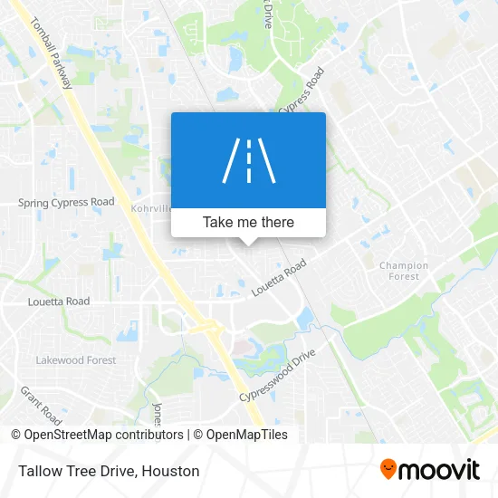 Tallow Tree Drive map