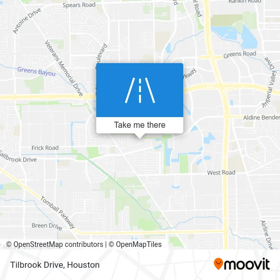 Tilbrook Drive map