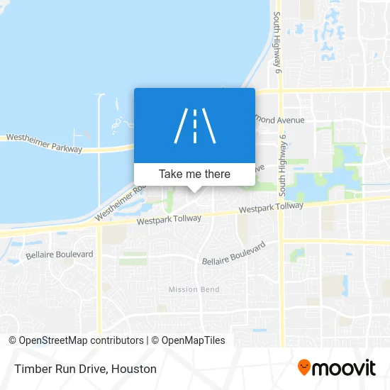 Timber Run Drive map