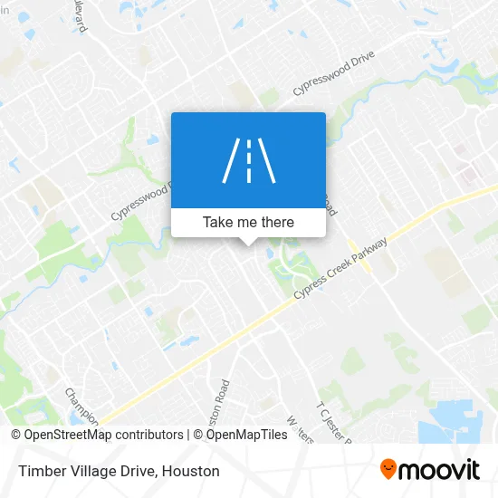 Timber Village Drive map