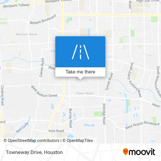 Towneway Drive map