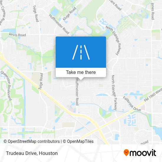 Trudeau Drive map