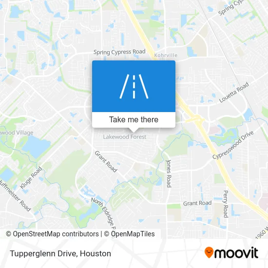 Tupperglenn Drive map