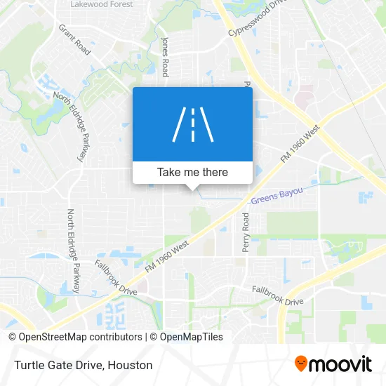 Turtle Gate Drive map