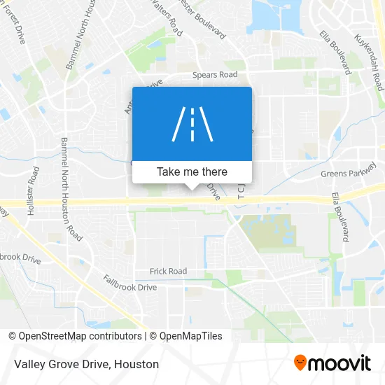 Valley Grove Drive map