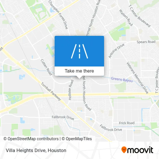 Villa Heights Drive map