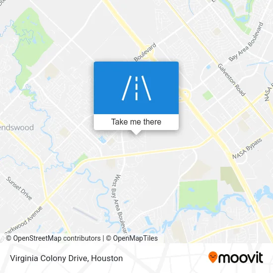 Virginia Colony Drive map