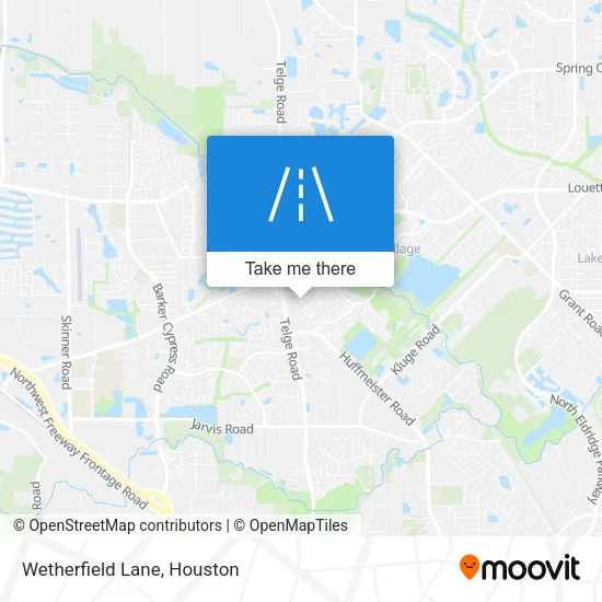 Wetherfield Lane map