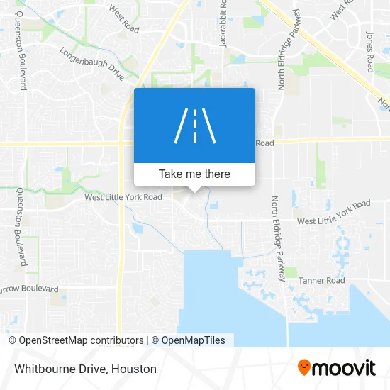 Whitbourne Drive map