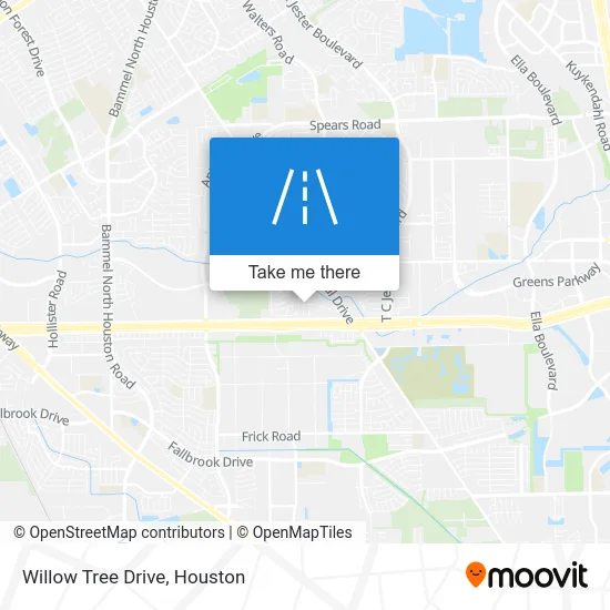 Willow Tree Drive map