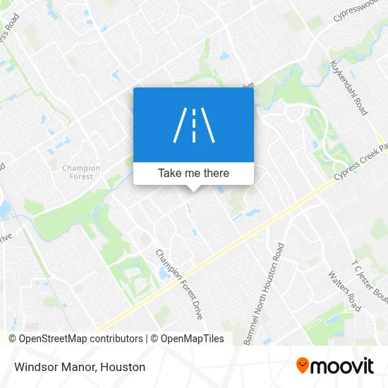 Windsor Manor map