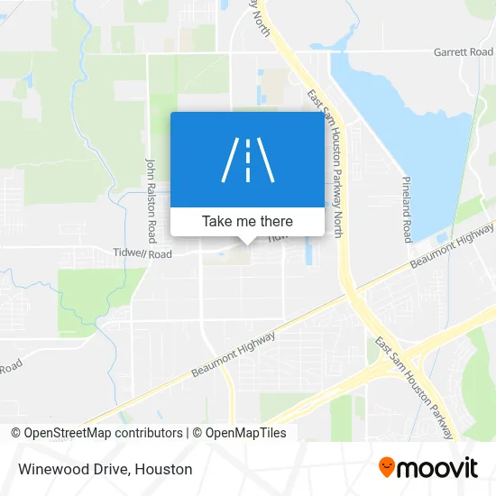 Winewood Drive map